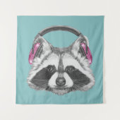 Hoofdtelefooncel Wandkleed (Voorkant)