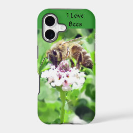 Hoofdtelefoonhoes - Honingbij op bloesem
