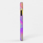 Hoofdtelefoonhoes met neonstroom en persoonlijke a Case-Mate iPhone case (Achterkant/rechts)