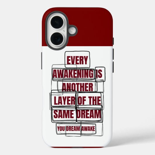 Hoofdtelefoonhoesje 'Droom wakker' Case-Mate iPhone Case (Achterkant)