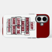 Hoofdtelefoonhoesje 'Droom wakker' Case-Mate iPhone Case (Achterkant (horizontaal))