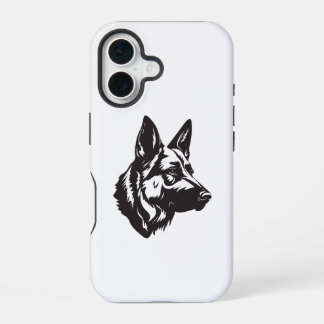 Hoofdtelefoonhoesje voor iPhone met Duitse Herders 16 Hoesje