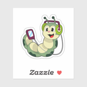 Hoofdtelefoonmuziek van de derde pijler sticker