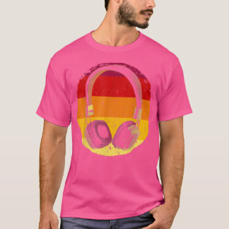 hoofdtelefoonontwerp voor muziekopnames voor mann t-shirt