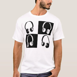 Hoofdtelefoonstijl T-shirt