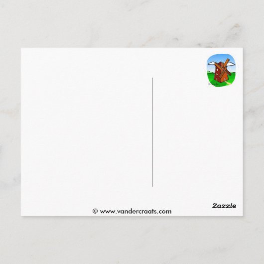 Hoofdzaken Briefkaart (Achterkant)