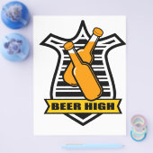 hoog bier flyer (Enkel)