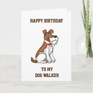 **HOOG BIRTHDAY * * FAVORITE * * DOG WALKER * * KA KAART