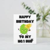 HOOG BIRTHDAY NO.1 BUD! (Staand voorkant)