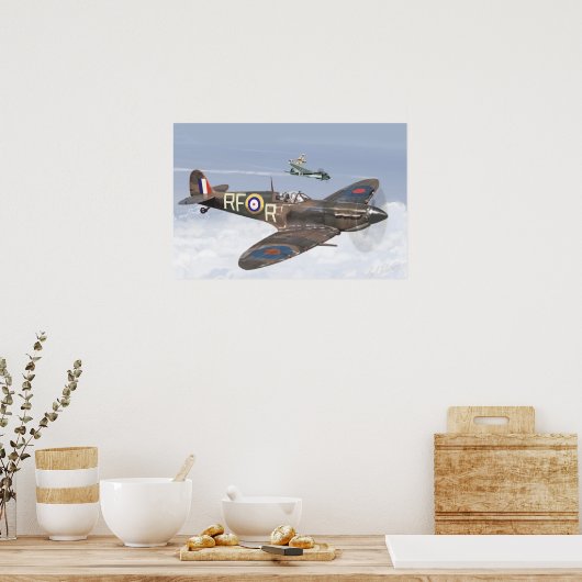 HOOG CLOUD SPIT POSTER (Keuken)