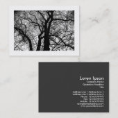 Hoog Contrastbomen (grenspost) Visitekaartje (Voorkant / Achterkant)