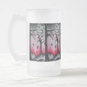 Hoog- en droge Heart Trees Orig Art 16oz Beer Mok