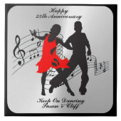 HOOG JUBILEUM HOUDEN OP HET DANKEN VAN KERAMISCHE TEGELTJE (Voorkant)