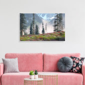 Hoog land (lente) canvas afdruk (Insitu (Woonkamer))