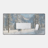 Hoog land (winter) bureaumat (Keyboard & Muis)