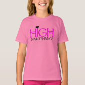 Hoog onderhoud t-shirt (Voorkant)