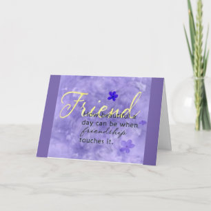 HOOG OP DE "BESTE VRIEND OOIT" OP DE TWEEDE DAG KAART