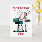 HOOG OP DE MEEST GRILMASTER *BROTHER* KAART (Gele Bloem)