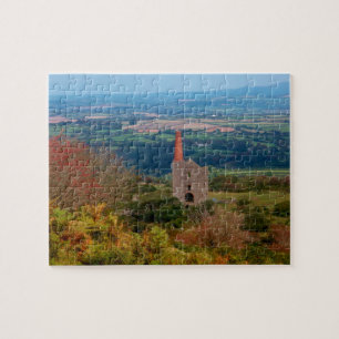 Hoog op de Moors Bodmin Moor Cornwall England Legpuzzel
