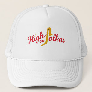 Hoog op Polkas Logo Hoed Trucker Pet