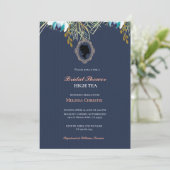 hoog theetuinfeest, mooie zachte pastel kaart (Staand voorkant)