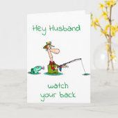 ***HOOG VADERDAG*** HUSBAND VANGST GROTE KAART (Gele Bloem)