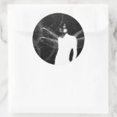 hoogdravend ronde sticker (Tas)