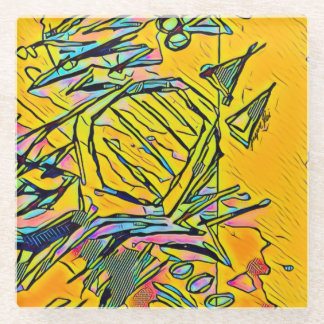 Hoogfrequente gouden glas Onderzetter Glazen Onderzetter