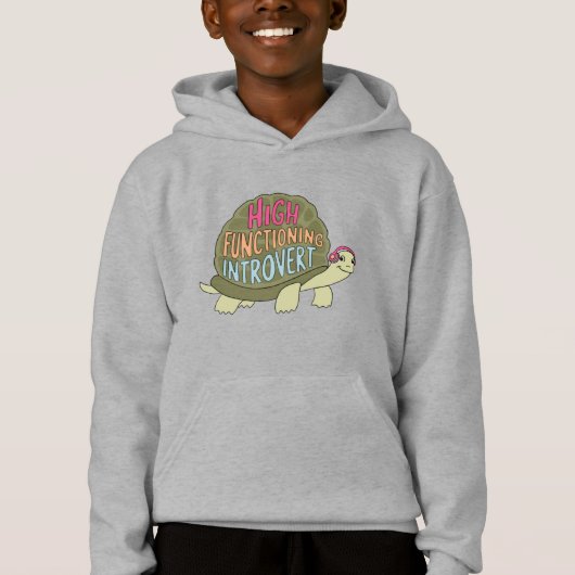 hoogfunctionerende introverte schildpad (Voorkant)