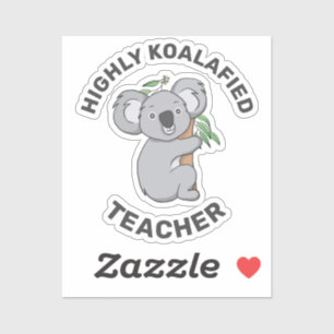 Hooggeplaatst Koalafied Koala - Gekwalificeerde le Sticker