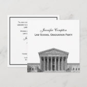 Hooggerechtshof Etttched DIY BG Colour Law School  Kaart (Voorkant / Achterkant)