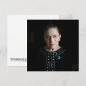 Hooggerechtshof Ruth Bader Ginsburg Kaart (Voorkant / Achterkant)