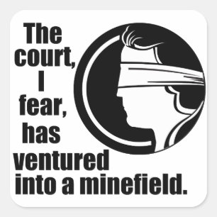 Hooggerechtshof Ruth Bader Ginsburg Quote Vierkante Sticker