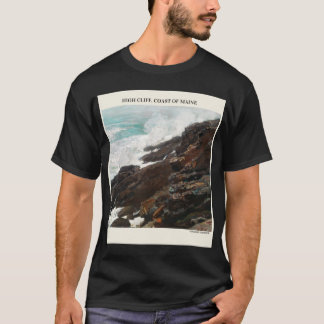 Hoogkliefkust van Maine door Winslow Homer Abstrac T-shirt
