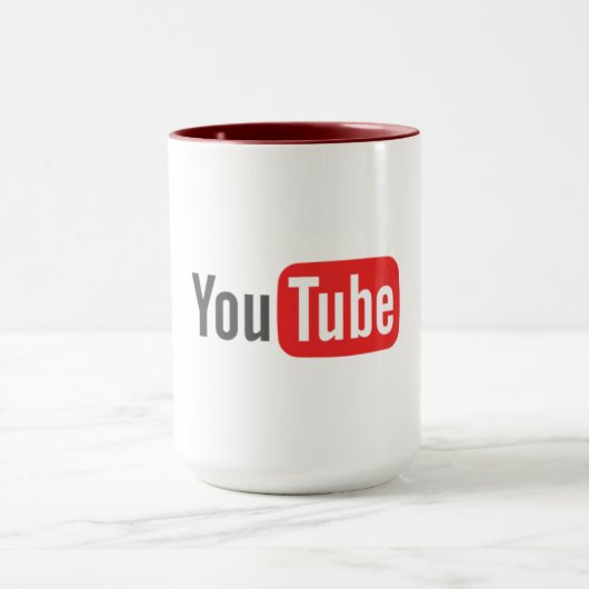 hoogkwalitatieve youtube-mok mok (Midden)