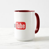 hoogkwalitatieve youtube-mok mok (Voorkant rechts)