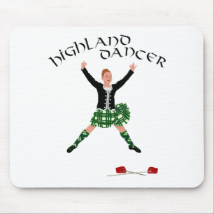 Hoogland-danser Ghillie Callum Zwaarddans Muismat