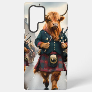 Hoogland Harmonie: Doedelzak Hoogland Koe Band  Samsung Galaxy Hoesje