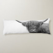 Hoogland Kabelzwart & wit #4 Lichaamskussen (Achterkant)