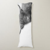 Hoogland Kabelzwart & wit #4 Lichaamskussen (Voorkant Verticaal)