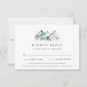 Hoogland | Keuze voor berghuwelijksmenu RSVP Kaartje (Voorkant)