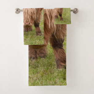 Hoogland Koe #8 #wall #art Bad Handdoek