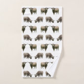 Hoogland Koe Frenzy Bathroom Towel Set Bad Handdoek (Handdoek)