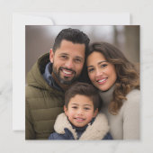 Hoogland Koe Holly Jolly Christmas Kaart - Plein (Achterkant)