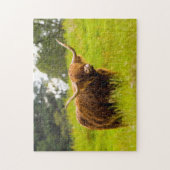 Hoogland Koe Jigzaadpuzzel Legpuzzel (Verticaal)