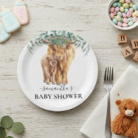 Hoogland Koe Kalveren Baby Shower Eucalyptus