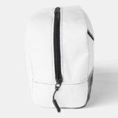 Hoogland koe portret initiaal monogram zwart wit toilettasje (Rechts)