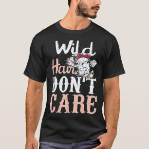 Hoogland Koe Warrig Haar Maakt Niet Uit T-shirt