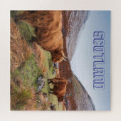 Hoogland koeien legpuzzel (Horizontaal)