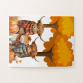 Hoogland Koeien met Sjaals Legpuzzel (Horizontaal)